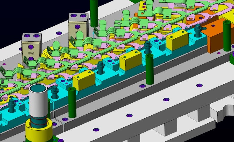 自動車用プレス金型の３D型構造設計／時間あたり